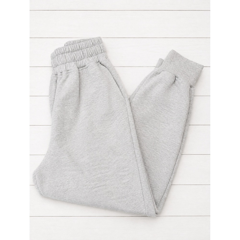 Yovela Women's High Waisted Baggy Sweatpants Gray Joggers Pants Size Small